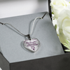 I DON'T HAVE A STEPDAUGHTER, BORN BEFORE I MET HER, SILVER OR GOLD FINISHED HEART SHAPED NECKLACE AND BANGLE BRACELET (PURPLE ON TRANSPARENT) EO - podprintz.com