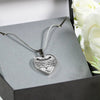 MY DAUGHTER YOU ARE PRECIOUS, SUNSHINE, JOY LOVE DAD - SILVER AND GOLD FINISHED HEART SHAPED NECKLACE AND BANGLE BRACELET (BLACK ON TRANSPARENT) EO - podprintz.com