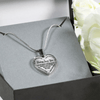 Daddy Loves You Father/Daughter Necklace Black on Transparent - podprintz.com