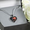 My Daughter, You are Amazing, Silver or Gold Finished Heart Shaped Necklace (Pink Sunset Deck Edition) EO - podprintz.com