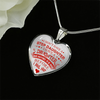 I DON'T HAVE A STEPDAUGHTER, SILVER OR GOLD FINISHED HEART SHAPED NECKLACE (RED ON TRANSPARENT) - podprintz.com