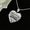 I DON'T HAVE A STEPDAUGHTER, SILVER OR GOLD FINISHED HEART SHAPED NECKLACE AND BANGLE BRACELET (BLACK ON TRANSPARENT) EO - podprintz.com