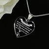 MY DAUGHTER YOU ARE PRECIOUS, SUNSHINE, JOY LOVE DAD - SILVER AND GOLD FINISHED HEART SHAPED NECKLACE AND BANGLE BRACELET (WHITE ON BLACK) EO - podprintz.com