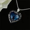 My Daughter, You are Amazing, Silver or Gold Finished Heart Shaped Necklace (Moon & Stars Edition) - podprintz.com