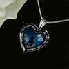 My Daughter, You are Amazing, Silver or Gold Finished Heart Shaped Necklace or Bracelet Moon & Stars (Engraving Option) - podprintz.com