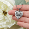 I don't have a Stepdaughter, Silver or Gold Finished Heart Shaped Necklace (Black on Transparent) - podprintz.com