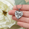 I DON'T HAVE A STEPDAUGHTER, BORN BEFORE I MET HER, SILVER OR GOLD FINISHED HEART SHAPED NECKLACE AND BANGLE BRACELET (BLACK ON TRANSPARENT) EO - podprintz.com