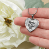 ROCKIN' THE SPOILED, WIFE LIFE - SILVER AND GOLD FINISHED HEART SHAPED BANGLE BRACELET AND NECKLACE (BLACK TEXT ON TRANSPARENT) EO - podprintz.com