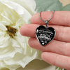 I DON'T HAVE A STEPDAUGHTER, SILVER OR GOLD FINISHED HEART SHAPED NECKLACE AND BANGLE BRACELET (WHITE ON BLACK) EO - podprintz.com