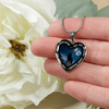 My Daughter, You are Amazing, Silver or Gold Finished Heart Shaped Necklace (Moon & Stars Edition) - podprintz.com