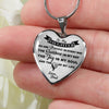 MY DAUGHTER YOU ARE PRECIOUS, SUNSHINE, JOY LOVE DAD - SILVER AND GOLD FINISHED HEART SHAPED NECKLACE AND BANGLE BRACELET (BLACK ON TRANSPARENT) EO - podprintz.com