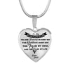 MY DAUGHTER YOU ARE PRECIOUS, SUNSHINE, JOY LOVE DAD - SILVER AND GOLD FINISHED HEART SHAPED NECKLACE AND BANGLE BRACELET (BLACK ON TRANSPARENT) EO - podprintz.com