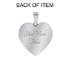 Daddy Loves You Father/Daughter Silver or Gold Finished Necklace or Bangle Bracelet Dark (Red on Transparent) - podprintz.com