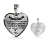 MY DAUGHTER YOU ARE PRECIOUS, SUNSHINE, JOY LOVE MOM - SILVER AND GOLD FINISHED HEART SHAPED NECKLACE AND BANGLE BRACELET (BLACK ON TRANSPARENT) EO - podprintz.com