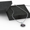 I Can Do All Things Through Christ - Silver Finished Circle Necklace - podprintz.com