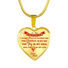 MY DAUGHTER YOU ARE PRECIOUS, SUNSHINE, JOY LOVE DAD - SILVER AND GOLD FINISHED HEART SHAPED NECKLACE AND BANGLE BRACELET (RED ON TRANSPARENT) EO - podprintz.com