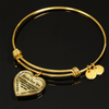 Daddy Loves You Necklace or Bracelet, Gold or Silver, Laser Engrave Option - podprintz.com