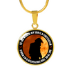 My Son, My World, The Firefighter Silver or Gold Finished Necklace or Bangle Bracelet (Engraving Option) - podprintz.com