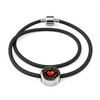 My Little Girl, Love Dad - Woven Double Braided Leather Bracelet - podprintz.com