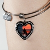 My Daughter, You are Amazing, Silver or Gold Finished Heart Shaped Necklace (Pink Sunset Deck Edition) EO - podprintz.com