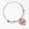 I DON'T HAVE A STEPDAUGHTER, SILVER OR GOLD FINISHED HEART SHAPED NECKLACE AND BANGLE BRACELET (RED ON TRANSPARENT) EO - podprintz.com