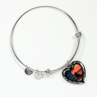 My Daughter, You are Amazing, Silver or Gold Finished Heart Shaped Necklace (Pink Sunset Deck Edition) EO - podprintz.com