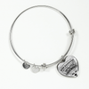 I DON'T HAVE A STEPDAUGHTER, SILVER OR GOLD FINISHED HEART SHAPED NECKLACE AND BANGLE BRACELET (BLACK ON TRANSPARENT) EO - podprintz.com