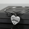 I DON'T HAVE A STEPDAUGHTER, SILVER OR GOLD FINISHED HEART SHAPED NECKLACE AND BANGLE BRACELET (BLACK ON TRANSPARENT) EO - podprintz.com