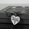 I DON'T HAVE A STEPDAUGHTER, BORN BEFORE I MET HER, SILVER OR GOLD FINISHED HEART SHAPED NECKLACE AND BANGLE BRACELET (BLACK ON TRANSPARENT) EO - podprintz.com
