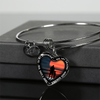 My Daughter, You are Amazing, Silver or Gold Finished Heart Shaped Necklace (Pink Sunset Deck Edition) EO - podprintz.com
