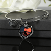My Daughter, You are Amazing, Silver or Gold Finished Heart Shaped Necklace (Pink Sunset Deck Edition) EO - podprintz.com