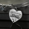 I DON'T HAVE A STEPDAUGHTER, SILVER OR GOLD FINISHED HEART SHAPED NECKLACE AND BANGLE BRACELET (BLACK ON TRANSPARENT) EO - podprintz.com