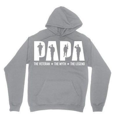 Papa: Veteran, Myth, Legend Shirt, Hoodie, Sweater (Father/Grandfather Gift) - podprintz.com