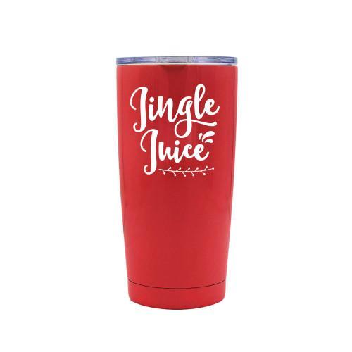JINGLE JUICE - RED STAINLESS STEEL MUG - podprintz.com