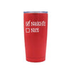 Naughty Nice - Red Stainless Steel Mug - podprintz.com