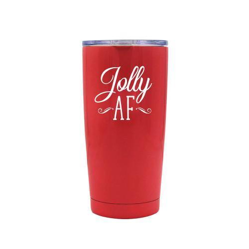 Jolly AF - Red Stainless Steel Mug - podprintz.com