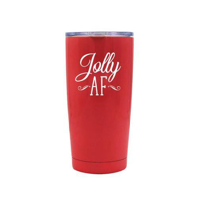 Jolly AF - Red Stainless Steel Mug - podprintz.com