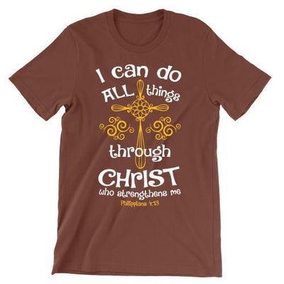 Philippians 4:13 Bible Quote Shirts and Hoodies - podprintz.com
