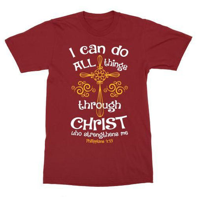 Philippians 4:13 Bible Quote Shirts and Hoodies - podprintz.com