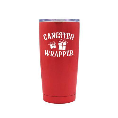 Gangster Wrapper - Red Stainless Steel Mug - podprintz.com
