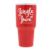 JINGLE JUICE - RED STAINLESS STEEL MUG - podprintz.com
