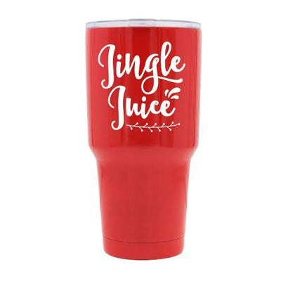 JINGLE JUICE - RED STAINLESS STEEL MUG - podprintz.com