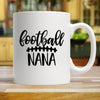FOOTBALL NANA - WHITE COFFEE MUG - podprintz.com