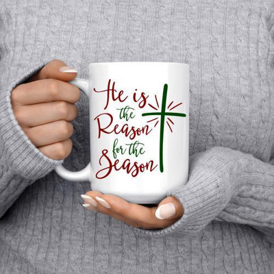 He Is The Reason For This Season - White Coffee Mug - podprintz.com